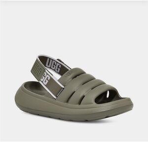 UGG Sport Yeah Olive Green Sandal BNWT